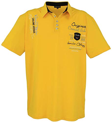 Lavecchia Herren Business Freizeit Poloshirt LV-610 Gelb Gr. 4XL von Lavecchia