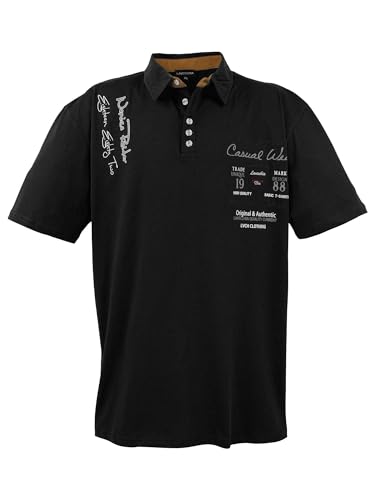 Lavecchia Herren Business Freizeit Poloshirt LV-610 Schwarz Gr. 5XL von Lavecchia