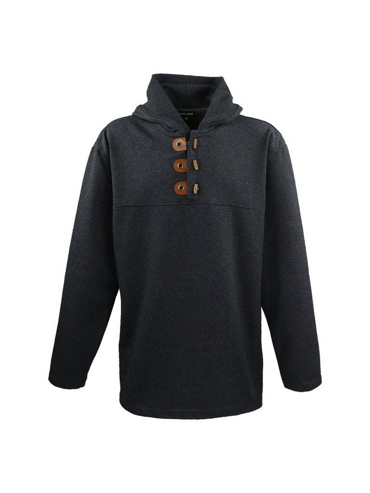 Lavecchia Hoodie Übergrößen Herren Pullover Hoodie LV-605 Kapuzensweatjacke von Lavecchia