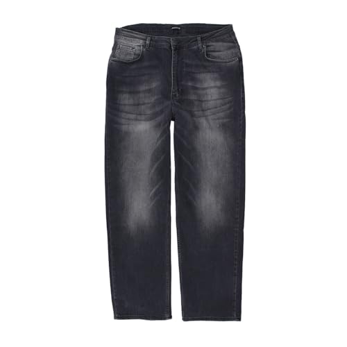 Lavecchia Jeans Übergrößen Herren Comfort Fit Denim Jeanshose Hose LV-501 (Black-Stone, 44/30) von Lavecchia