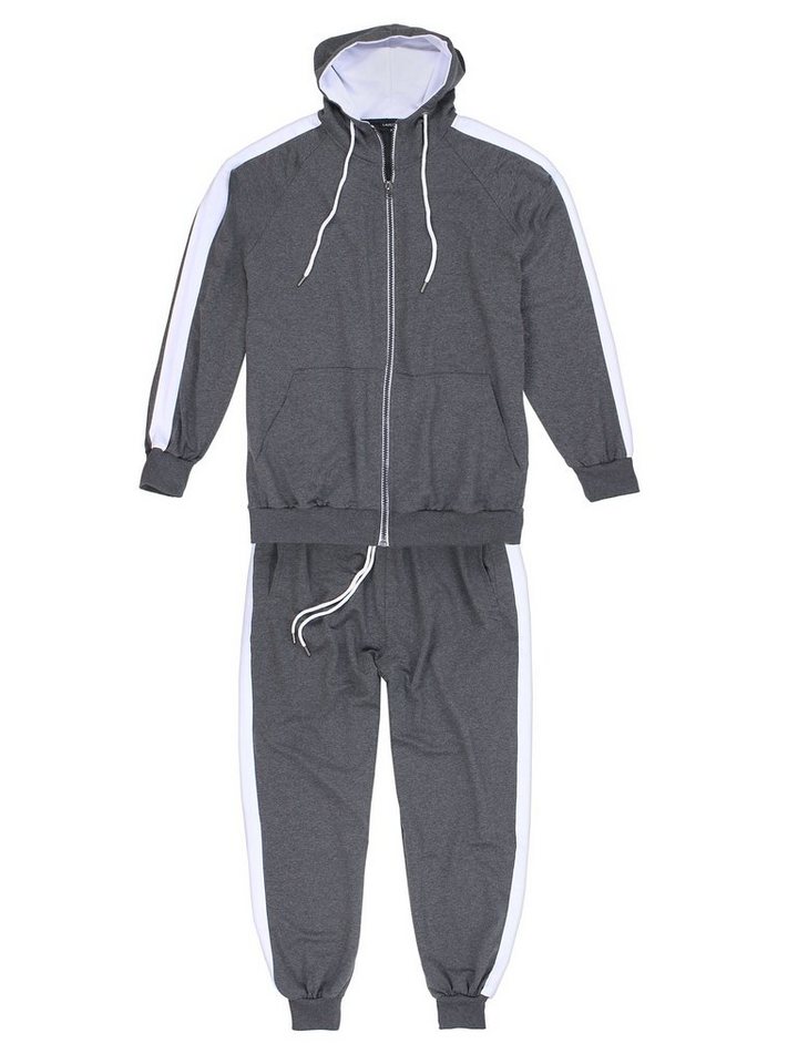 Lavecchia Jogginganzug Lavecchia Herren Trainingsanzug LV-611 (Anthrazit-Grey, 8XL) (Set, 2-tlg), Sportanzug SET von Lavecchia