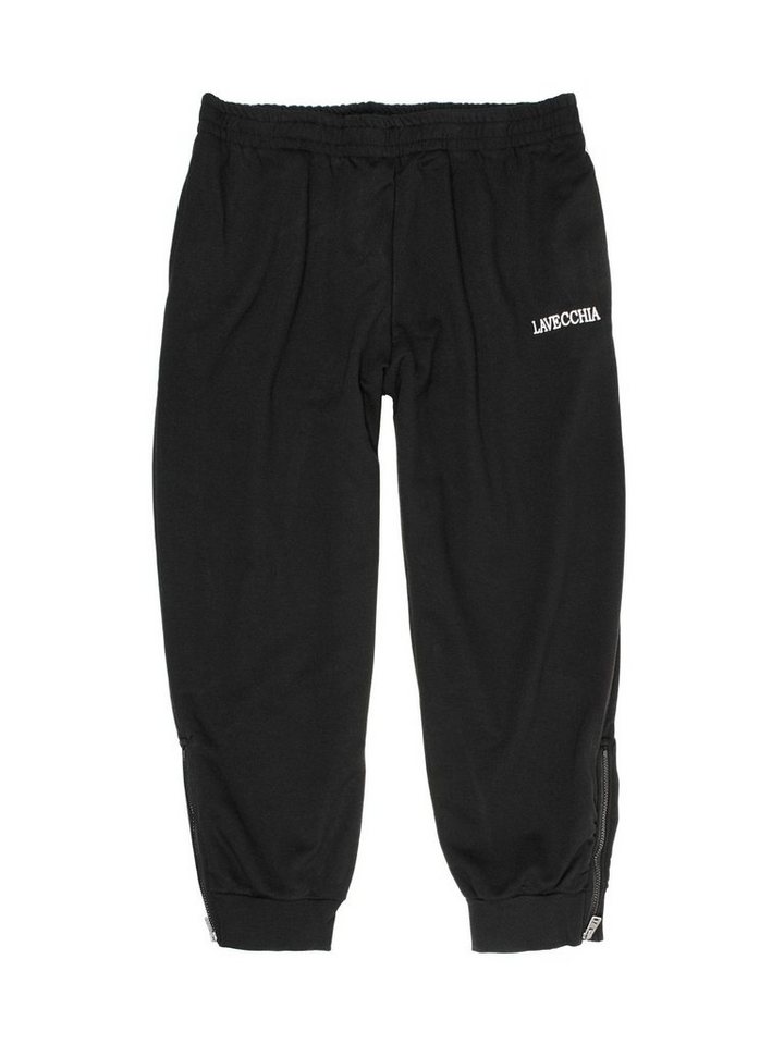 Lavecchia Jogginghose Lavecchia Herren Jogginghose Classic LV-2018 (Schwarz, 3XL) lässige & bequeme Sweat Hose von Lavecchia