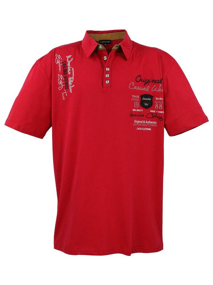 Lavecchia Poloshirt Übergrößen Herren Polo Shirt LV-610 Herren Polo Shirt von Lavecchia