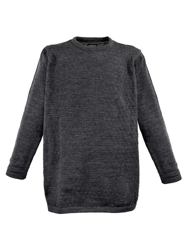 Lavecchia Strickpullover Übergrößen Herren Pullover LV-404 Herren Strick Pulli von Lavecchia