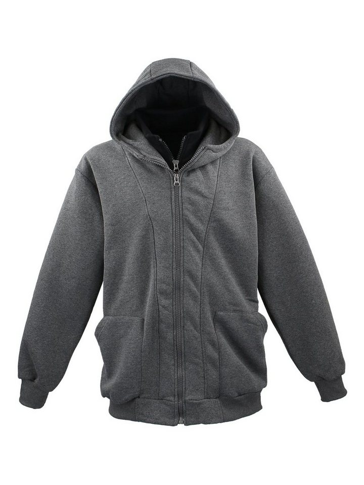 Lavecchia Sweatjacke Übergrößen Herren Sweat Jacke LV-109 Hoodie Two in one"" von Lavecchia