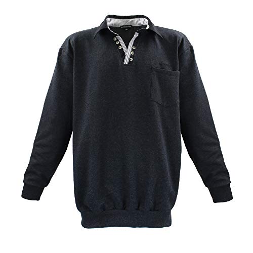 Lavecchia Sweatshirt-LV-602, 3XL, Anthrazit-grey von Lavecchia