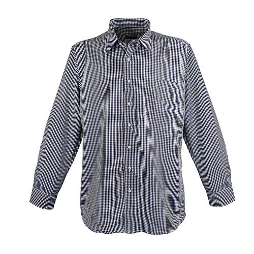 Lavecchia Übergrößen Hemd Herren Langarm Langarmhemd Freizeit HLA17 (Schwarz, 3XL) von Lavecchia