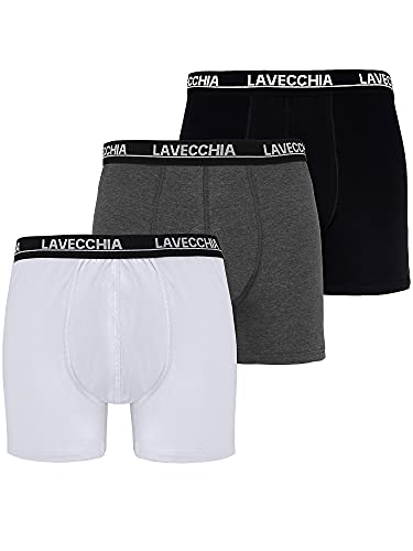 Lavecchia Übergrößen Herren Boxershort 3er Pack 4XL-8XL Unterwäsche Unterhosen FL-1020 (4XL, Mix Farben) von Lavecchia