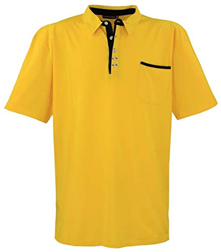 Lavecchia Übergrößen Polo LV-1701-Gelb (7XL) von Lavecchia