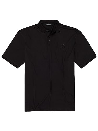 Lavecchia Übergrößen Poloshirt Herren Polo Shirts Kurzarm Shirt LV-1000 (Schwarz, 3XL) von Lavecchia