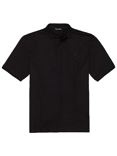 Lavecchia Übergrößen Poloshirt Herren Polo Shirts Kurzarm Shirt LV-1000 (Schwarz, 4XL) von Lavecchia