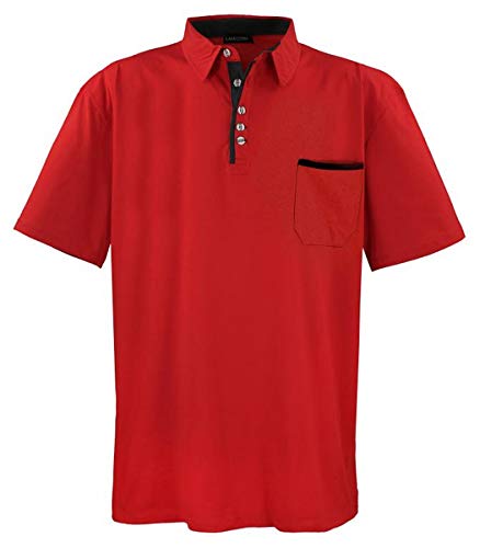 Lavecchia Übergrößen Poloshirt LV-1701-Rot (3XL) von Lavecchia