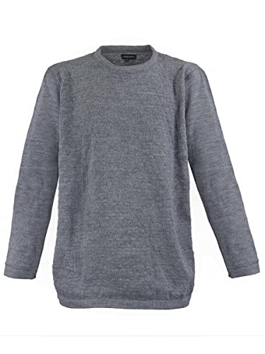 Lavecchia Übergrößen Pullover Strickpullover Herren Pulli Winter LV-404 (Grau, 3XL) von Lavecchia