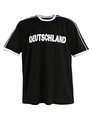 Lavecchia Übergrößen T-Shirt Herren Shirt Kurzarm Freizeit Deutschland LV-120 (Schwarz, 6XL) von Lavecchia