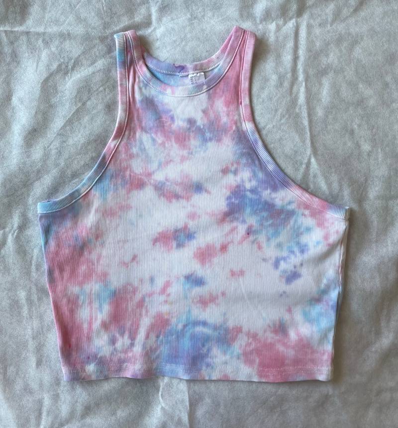 Crop-Top Mit Batikmuster von Lavendeblu