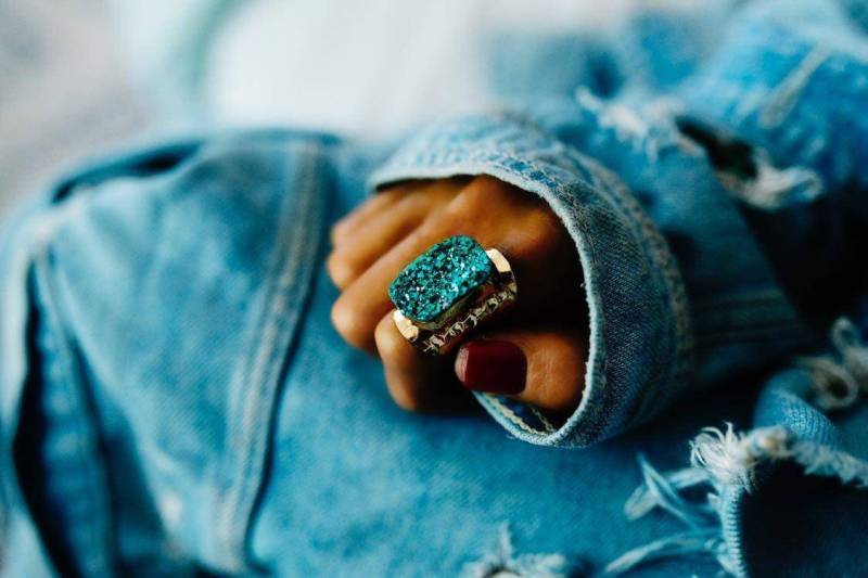 Merlin Druzy Ring von LavenderBlueSoul