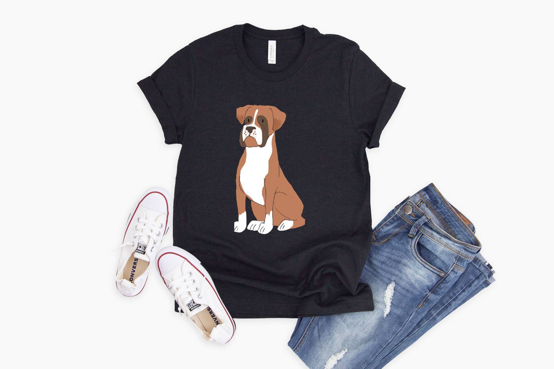 Braunes Boxer Shirt, Hundeliebhaber Hundemama Vet Tech Geschenk von LavenderBluesMarket