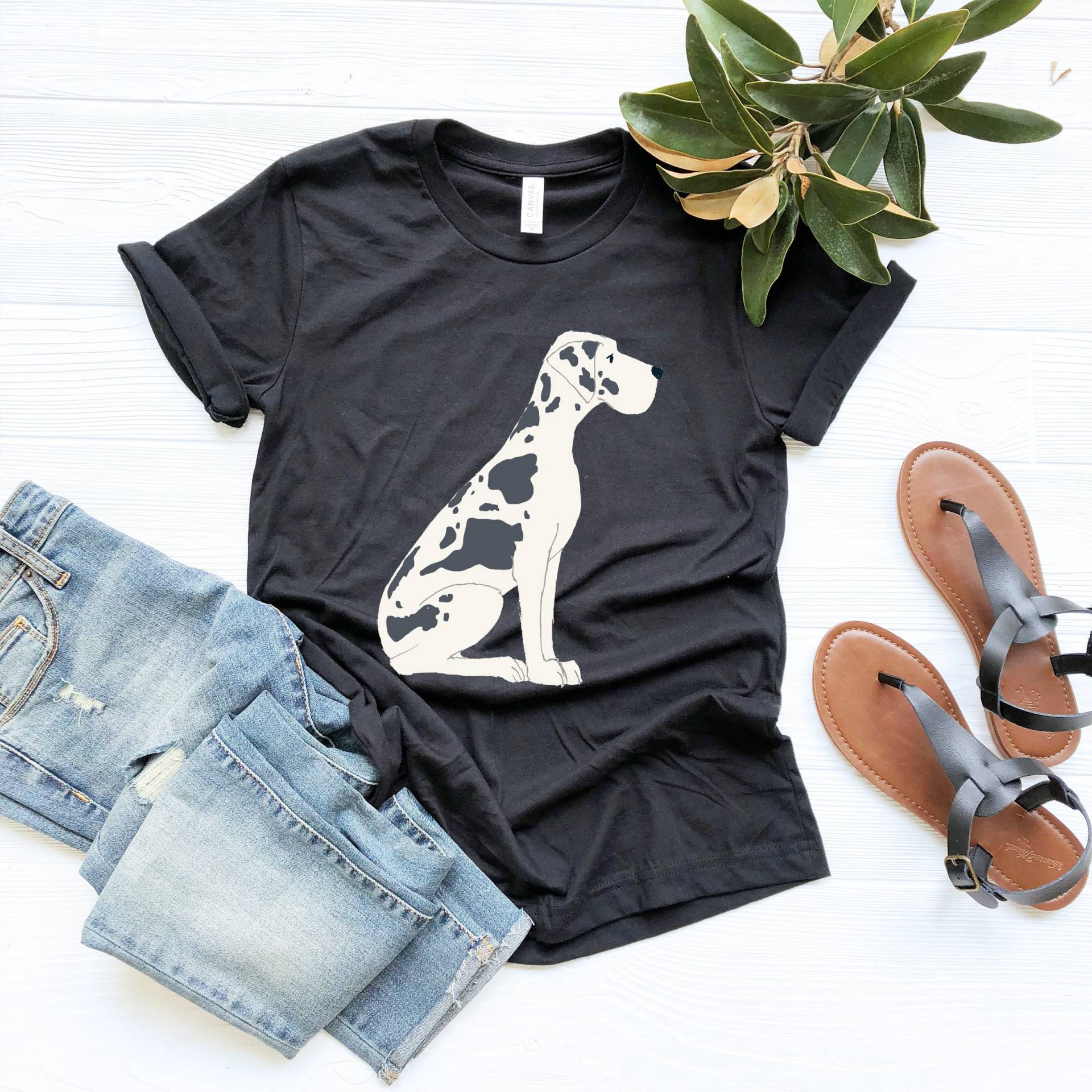 Harlekin Great Dane Shirt, Hundeliebhaber Hunde Mama Vet Tech Geschenk von LavenderBluesMarket