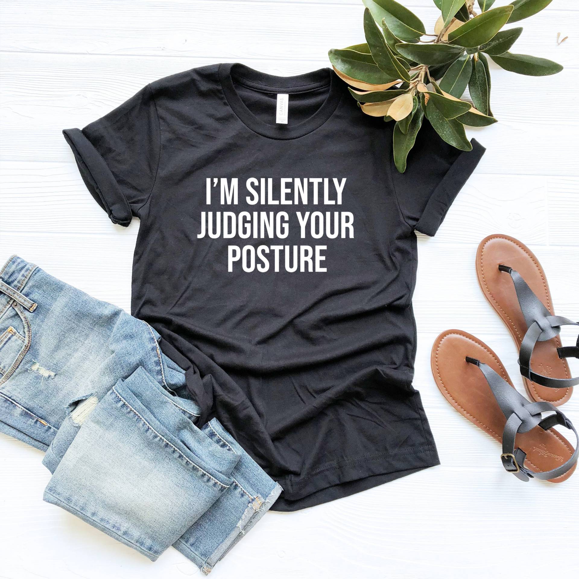 I'm Silently Judging Your Posture Shirt, Chiropractor Funny Geschenk, Abschluss von LavenderBluesMarket