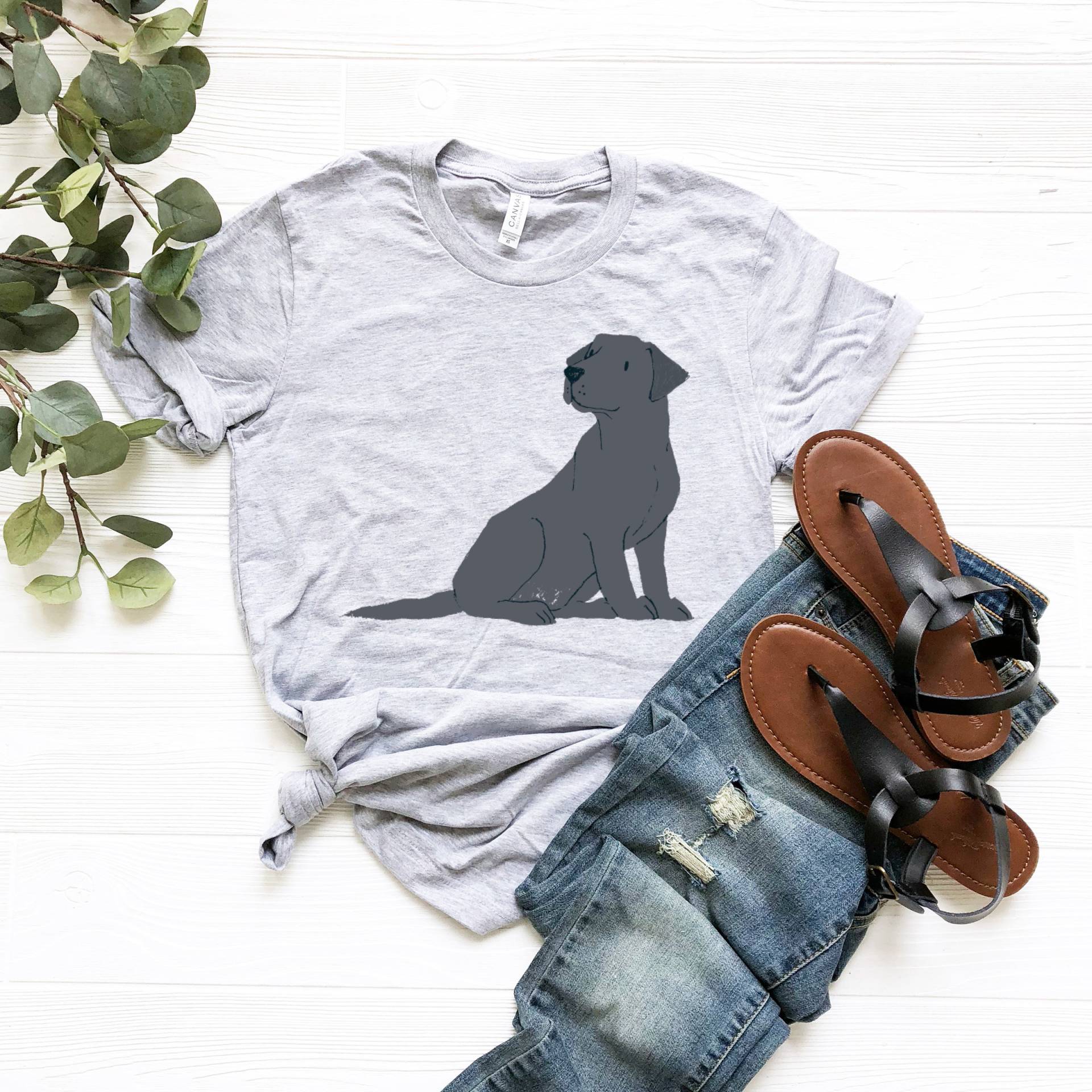 Schwarzes Labrador Shirt, Hundeliebhaber Hunde Mama Vet Tech Geschenk von LavenderBluesMarket