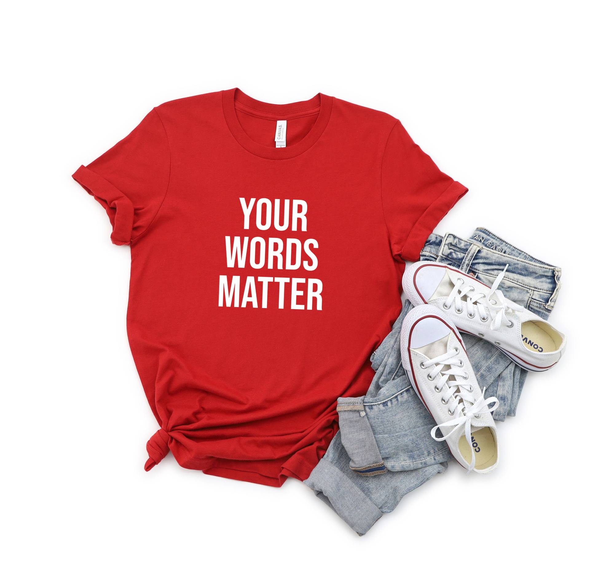 Your Words Matter Shirt, Therapie Mental Health Awareness, Psychologin Ratgeber Shirt von LavenderBluesMarket