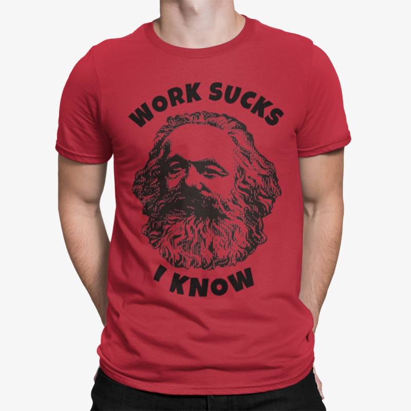 Work Sucks I Know Karl Marx - Organic Shirt von LavenderTownSyndrome