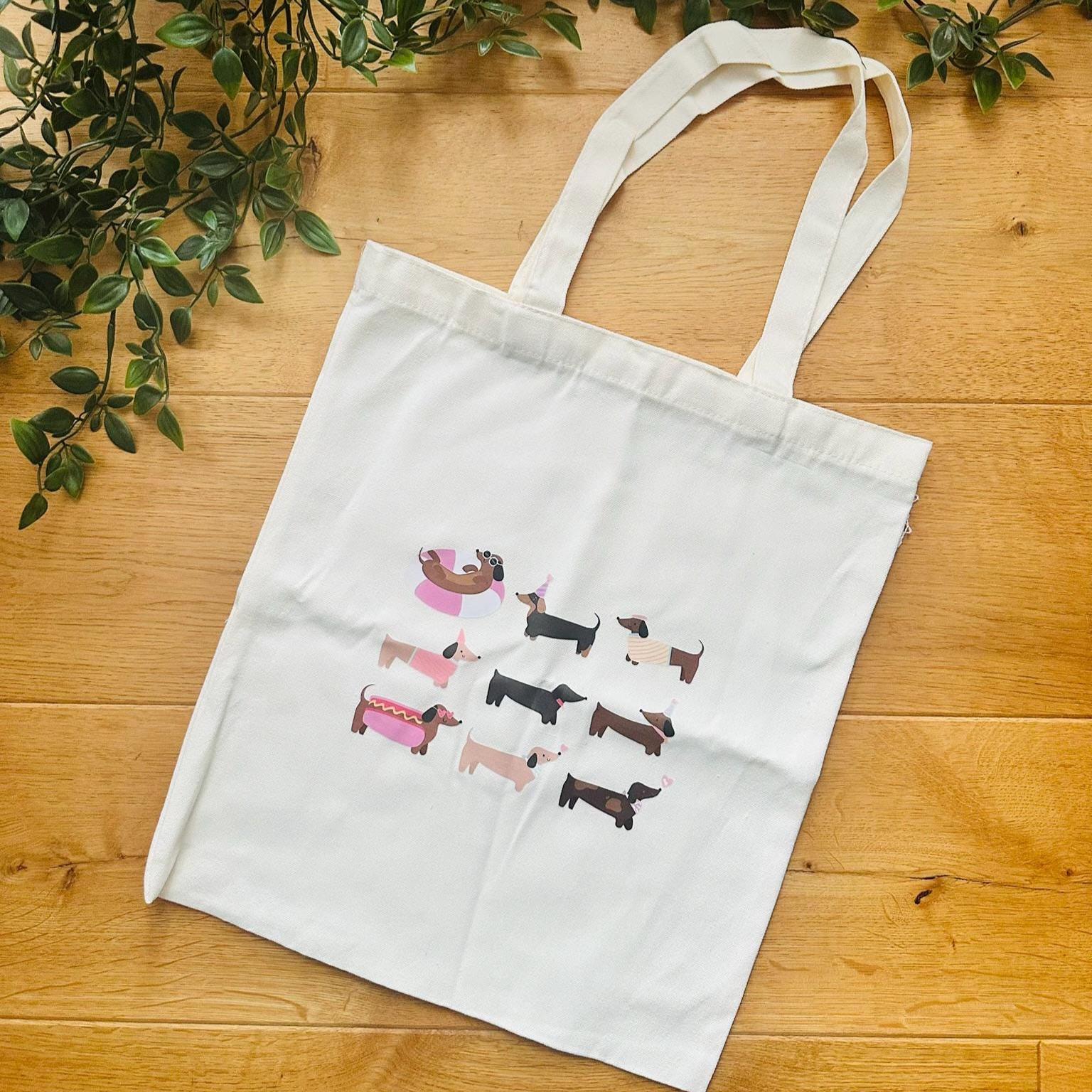 Baumwoll Stoffbeutel Mit Dackel-Print - Lustige Einkaufstasche Hundemotiv Stofftasche Baumwolle Im Dackel Design Hundeliebe Baumwoll Stoffbeutel Mit Dackel-Print - Lustige Einkaufstasche Hundemotiv Stofftasche Baumwolle Im Dackel Design Hundeliebe von Laventiadream