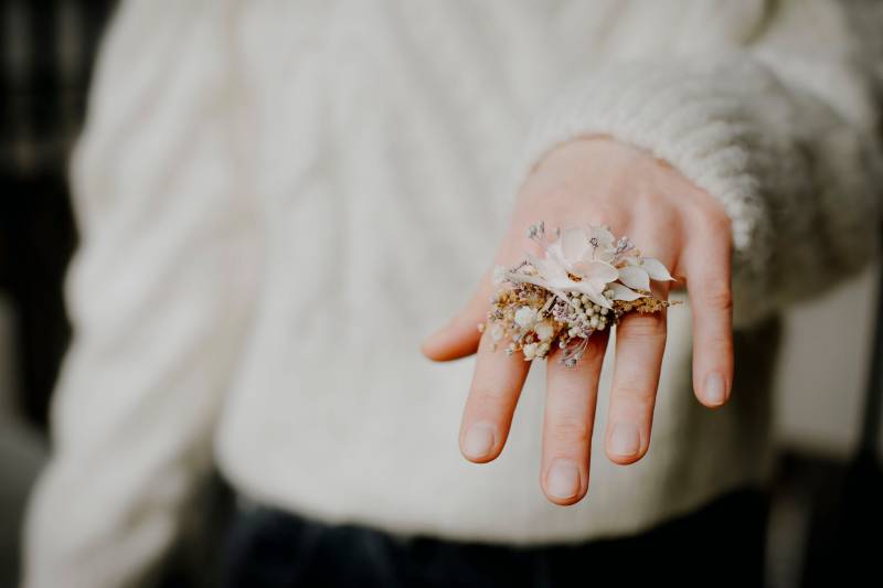 Ayla Ring | Blumenring Mit Zarten Rosa-Pfirsich/Beige/Elfenbein-Tönen/Für Eine Braut/Blumenmädchen/Brautjungfern Brautjungfer Ayla Ring | Blumenring Mit Zarten Rosa-Pfirsich/Beige/Elfenbein-Tönen/Für Eine Braut/Blumenmädchen/Brautjungfern Brautjungfer von LaviAccessories