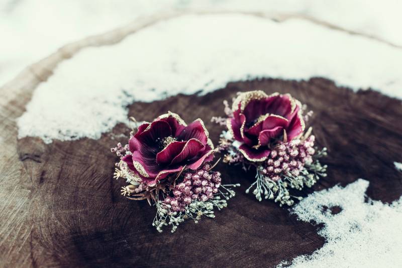 Glory Große Bunte Ohrringe/Boho Blumen Glänzender Wundervoller Schmuck Handgemachter Blumenschmuck von LaviAccessories