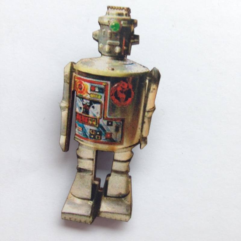 Grau Und Rot Retro Roboter Vintage Spielzeug Holz Brosche Geschenk Laser Cut Für Jungen Geburtstagsfeiern Kinder Party Abzeichen Weihnachtsgeschenke Grau Und Rot Retro Roboter Vintage Spielzeug Holz Brosche Geschenk Laser Cut Für Jungen Geburtstagsfeiern Kinder Party Abzeichen Weihnachtsgeschenke von LaviniasTeaParty