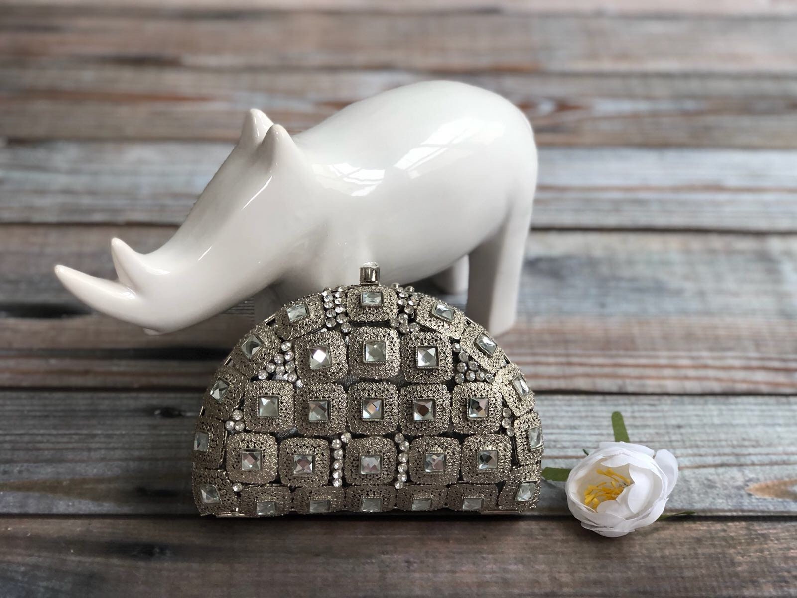 Silber Abend Kupplung Silber Abend Kupplung von LavishbyMahvish