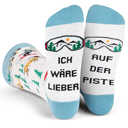 Ich Würde Lieber Ein Lustiges Socken Geschenke für Männer und Frauen - Auf Der Piste von Lavley