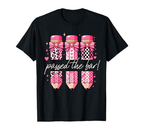 Ich Habe die Anwaltsprüfung bestanden: Pencil Coquette Bow Girls Law School T-Shirt Ich Habe die Anwaltsprüfung bestanden: Pencil Coquette Bow Girls Law School T-Shirt von Law School Graduate Bar Exam Attorney Quote
