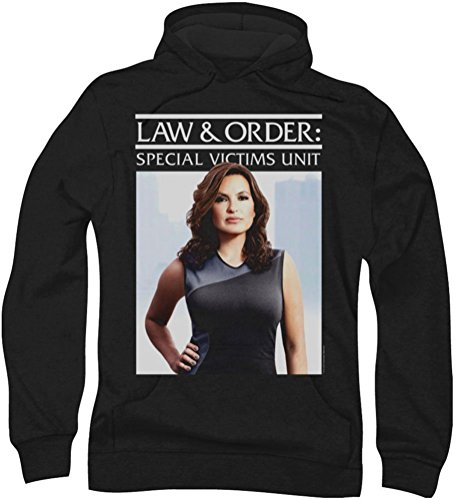 Law & Order: Special Victim'S Unit - Law & Order: Special Victim der Einheit - Herren Behind Closed Doors Hoodie, Small, Black von Law & Order: Special Victim'S Unit