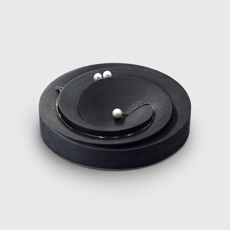 Spira Bowl Black Oak Schmuckschale Ringschale Für Schmuck Dekoratives Tablett Spira Bowl Black Oak Schmuckschale Ringschale Für Schmuck Dekoratives Tablett von LawaDesignDk