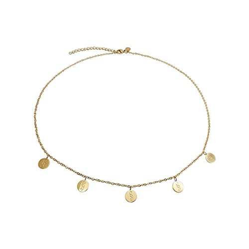 Lawellery Tile Paragraphen Anhänger Kette Halskette, Schmuck für Juristen Vergoldet - Gold (40cm Länge) von Lawellery