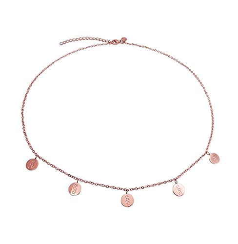 Lawellery Tile Paragraphen Anhänger Kette Halskette, Schmuck für Juristen Vergoldet - Rosé Gold (40cm Länge) von Lawellery