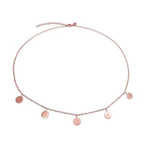 Lawellery Tile Paragraphen Anhänger Kette Halskette, Schmuck für Juristen Vergoldet - Rosé Gold (40cm Länge) von Lawellery