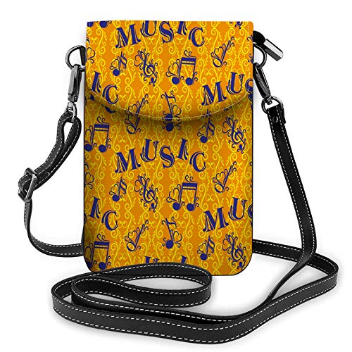 Abstrakte Kunst Crossbody Handy Geldbörse Geometrisch Goldlinie Einfaches Muster DunkelschwarzWallet Handtasche von Lawenp