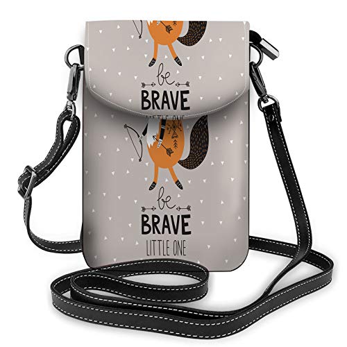 Bunter Vogel Luft Federn Umhängetasche Handy Geldbörse Pfau Tier Abstrakte Wilde Flügel GreenWallet Handtasche von Lawenp