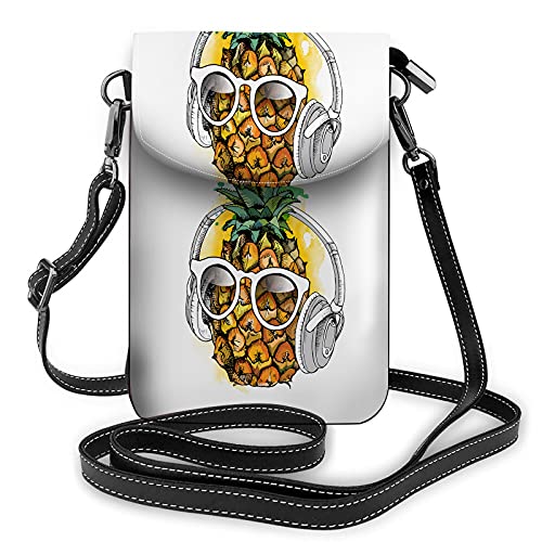 Cool Slogan Typografie Umhängetasche Handy Geldbörse Doodle Teen Zitate Text Retro Schwarz WeißWallet Handtasche von Lawenp