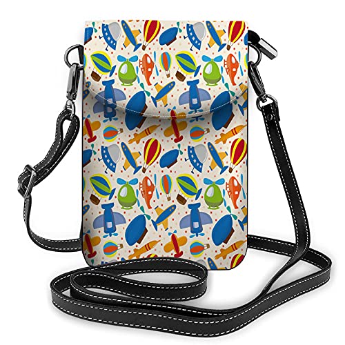 Cute Bear Crossbody Handy Geldbörse Animal Camp Animal Wildlife Zoo Slogan YellowWallet Handtasche von Lawenp