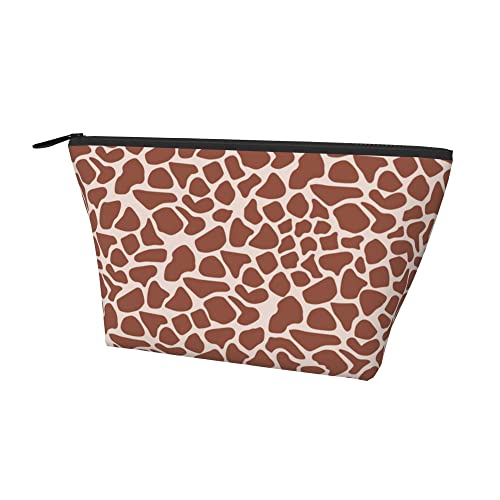 Damen-Kosmetik-Make-up-Tasche, Giraffenhaut, Leopardenmuster, Münzen-Bleistifttasche, Reise-Kulturbeutel, wasserdichte Aufbewahrungstasche mit glattem Reißverschluss Damen-Kosmetik-Make-up-Tasche, Giraffenhaut, Leopardenmuster, Münzen-Bleistifttasche, Reise-Kulturbeutel, wasserdichte Aufbewahrungstasche mit glattem Reißverschluss von Lawenp