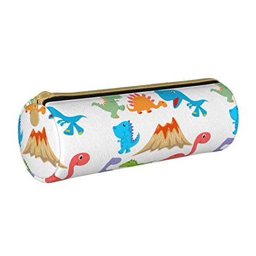 Lawenp Cartoon-Dinosaurier-Muster Tragbare Federtasche für die Schule von Lawenp