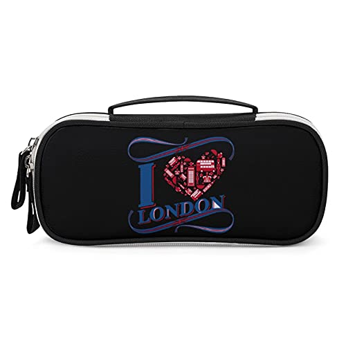 I Love London Tragbares Federmäppchen, Tragetasche, Make-up-Tasche, Handtasche von Lawenp