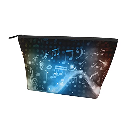 Kleine Kulturbeutel für Damen, Kosmetiktasche, Bunte Musiknoten, wasserdicht und langlebig, tragbare Tasche für Picknick, Reisen, Outdoor Kleine Kulturbeutel für Damen, Kosmetiktasche, Bunte Musiknoten, wasserdicht und langlebig, tragbare Tasche für Picknick, Reisen, Outdoor von Lawenp