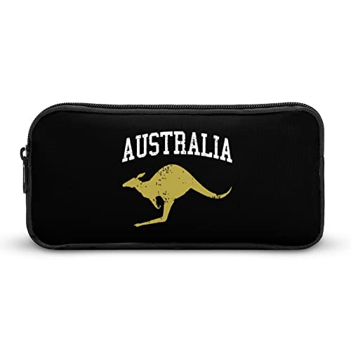 Lawenp Australien-Känguru-Federmäppchen, niedliches Stiftetui, Kosmetiktasche, Pecil-Box, Organizer für Reisen, Büro von Lawenp