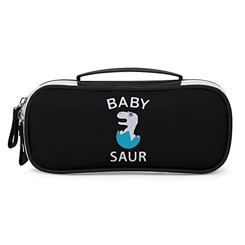 Lawenp Baby Saur Tragbares Federmäppchen, Tragetasche, Make-up-Tasche, Handtasche von Lawenp