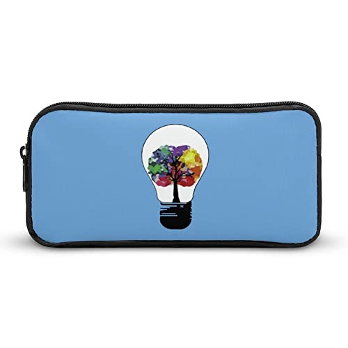 Lawenp Creative Mind Federmäppchen, niedliches Stiftetui, Kosmetiktasche, Pecil-Box, Organizer für Reisen, Büro von Lawenp