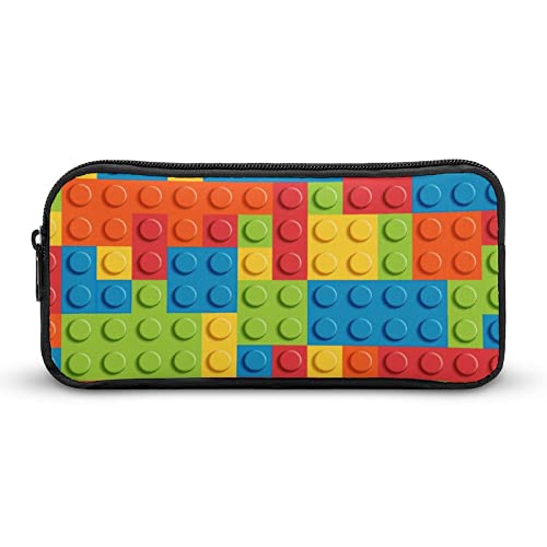 Lawenp Federmäppchen mit Ziegelmuster, niedliches Stiftetui, Kosmetiktasche, Pecil-Box, Organizer für Reisen, Büro von Lawenp